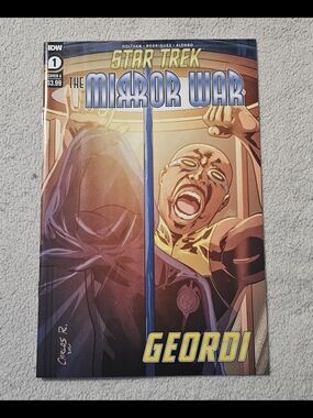 STAR TREK MIRROR WAR CAPTAIN LA FORGE (2022 IDW) #1 CVR A CARLOS RODRIGUEZ C74